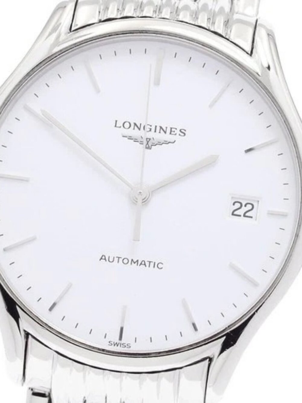 LONGINES reel L4.760.4 Date white Dial Automatic Men's Watch_963351